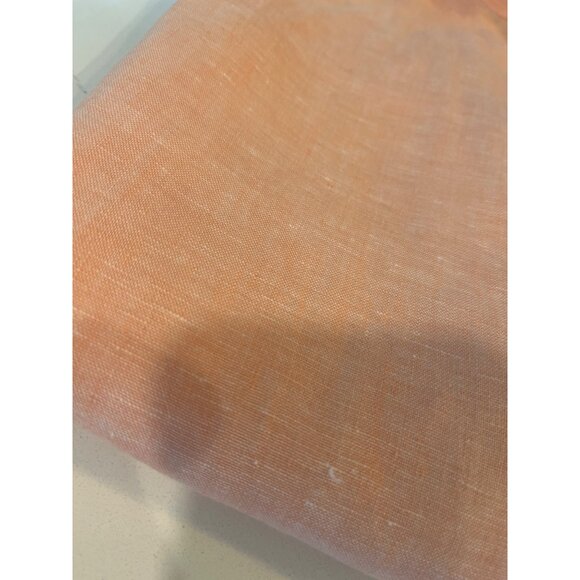 Peach Button-Up Linen Blouse By J. Crew Made in India - Picture 14 of 14